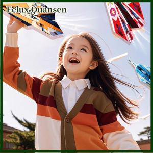 Eelux 24PCS Montessori nghệ thuật học tập máy bay Origami kit giấy handmade màu giấy thiết lập phim hoạt hình gấp linh hoạt giấy máy bay đồ chơi