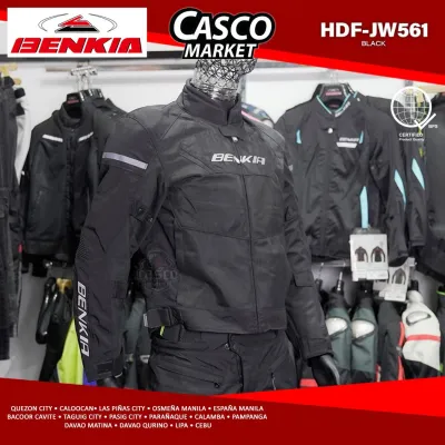 BENKIA HDF-JW561 Men’s Motorcycle Jacket – Padded for Comfort and Protection