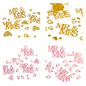 Glittering Confettis Table Confettis Wedding Rings Confettis for Wedding Bridal Showers Engagement Birthday Parties