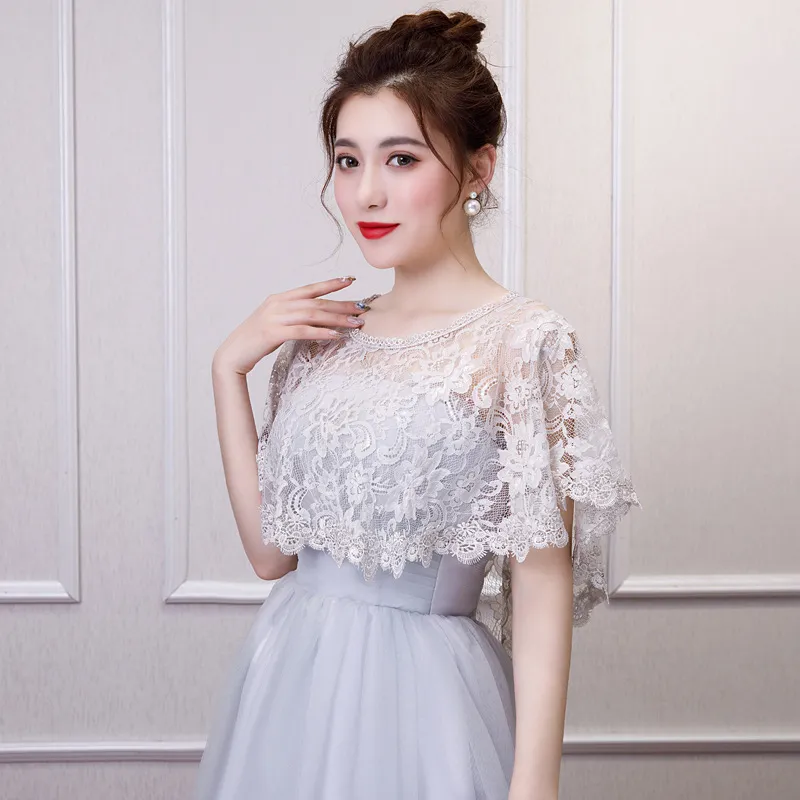 Women Lace Cape Bolero Tops for Wedding Dress Party Prom Dress
