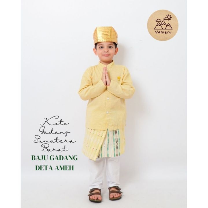 VAMERU - BAJU ADAT ANAK KOTO GADANG LAKI LAKI SUMATERA BARAT