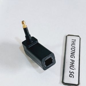 Đầu đổi âm thanh 3.5 ly Optical ra Toslink / Đầu nối gốc vuống Toslink ra Toslink