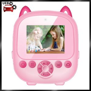 [Ueb Wholesale Mall]6 In 1 Portable Video Camera Dual-Lens Mini Instant Print Camera Type-C Rechargeable Thermal Print Camera for Kids Gift