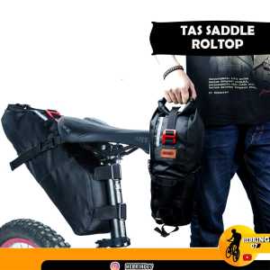 Tas Sadel Sepeda Belakang Roltop - Tas Jok Sepeda Saddle Bag - Tas Sepeda Mtb