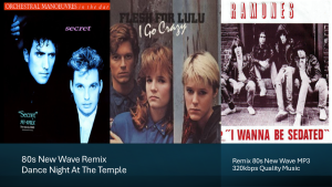 80s NEW WAVE REMIX V1 Dance Night at the Temple MP3 320kbps Music File Collection in a USB 32GB Flash Drive with Free Surprise Gifts