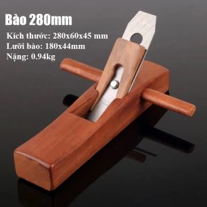 Bào Gỗ Cầm Tay Cao Cấp máy Bào Tay Bào Gỗ Dụng Cụ cho Thợ Mộc dài 18cm 28cm lưỡi thép