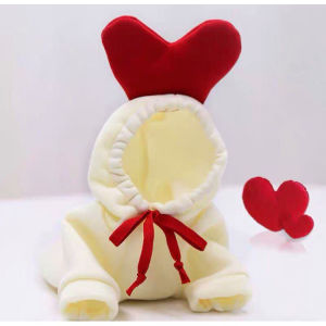 Cat Clothes Dog Pet Shirt Hoodie Pouch Kitten Sweatshirt