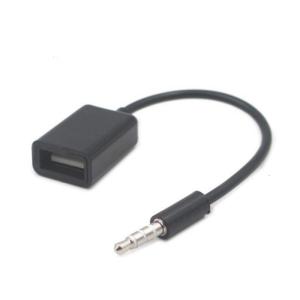 Universal Car Stereo 3.5mm USB Adapter Cable Suitable for Sound Systems Music Streaming Without Decoding Functionality
