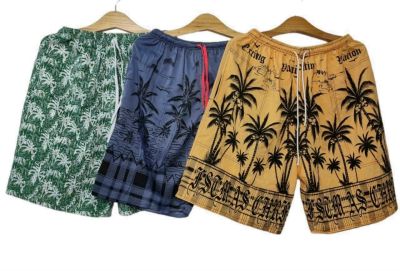 Quần Short Nam Cây Dừa -Quần Đùi Nam Lưng Thun Đi Biển Chất Dù Cây Dừa FreeSize Từ 50 - 75kg