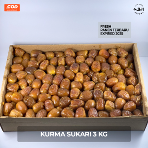 KURMA RAJA SUKARI AL QASSIM ASLI DUS BASAH GROSIR PREMIUM 3 KG