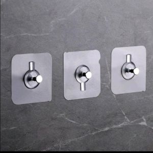 Hook double side gantungan stop kontak 2 sisi gantungan remot gantungan bingkai gantungan 2 sisi multifungsi / gantungan tempel dinding / hook tempel / gantungan hook tempel DMO A19