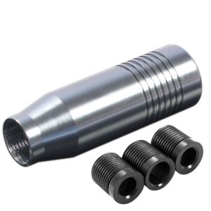 TKC28สากลชุดเกียร์อะแดปเตอร์คันเกียร์รถอุปกรณ์เสริมรถ S Hifter 6สีรถดัดแปลงเกียร์เปลี่ยนหัวเกียร์ธรรมดาเปลี่ยนลูกบิดติดเกียร์ธรรมดาเปลี่ยนหัว