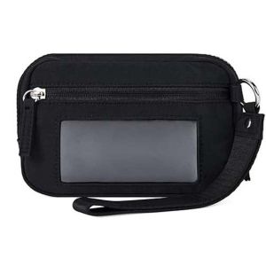 EIJINGY โพลีเอสเตอร์ กระเป๋าสตางค์ผ้าไนลอน โปร่งใสโปร่งใส พีวีซีพีวีซี ที่เก็บโทรศัพท์สำหรับผู้หญิง แบบพกพาได้ จุได้มาก กระเป๋าถือสำหรับผู้หญิง สำหรับผู้หญิง