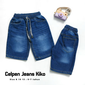 Celana Celpen Jeans Tebal Pendek Anak Cowok Laki-Laki 2 3 4 5 6 7 8 9 10 Tahun KIKO