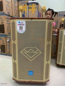 Loa di động karaoke hát cực hay loa karaoke hay giá rẻ. Âm thanh ấm không rè  2 mic kim loại chống hú. Hát đảm bảo hay. BH1 năm