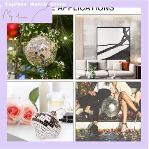 [Toplans]💖[HOT SALE]🎈🎈 Disco Ball DIY Mirror Stickers Wall Stickers Self-adhesive Home Wall Decor