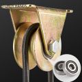 Roda Pagar Roda Pintu Pagar Besi 50 Mm Model U & V Roda Gerbang Pagar Galvanized Sliding Gate Wheel Roda Bubut. 