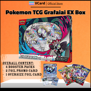 POKEMON Grafaiai ex Box -100% Original-. Pokemon Card. TCG.