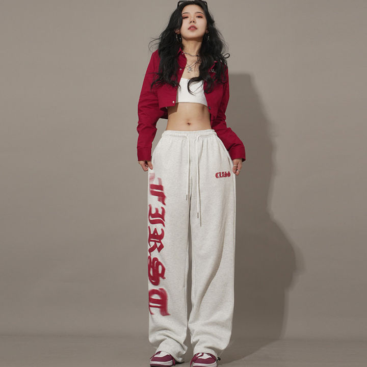 Street Style Hip Hop Fashion 2023 HelloGirl Joggers Pants Women
