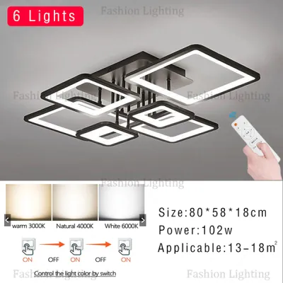 Living room ceiling lamp Bedroom light modern LED Nordic lamp Minimal home decoration chandelier