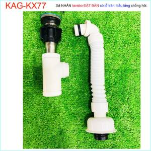 Xả lavabo KAG-KX77 nhấn chậu sứ Đặt Bàn ERO bầu xả chống hôi thoát nước nhanh không lỗ xả tràn