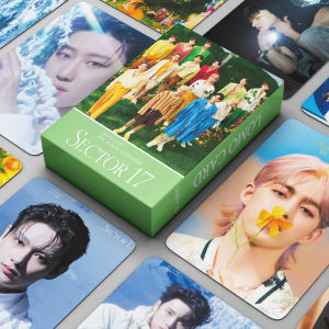 55 Cái/hộp SEVENTEEN Photocards SECTOR 17 Album Thẻ LOMO Bưu Thiếp