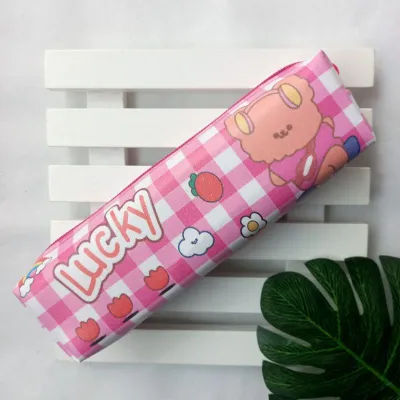 Tepak Kotak Pensil Tempat Pensil Kartun Lucu Motif Doraemon