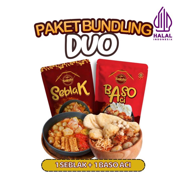 Paket Bundling Duo Sajodo Seblak + Baso Aci Baso Aci Organic Halal