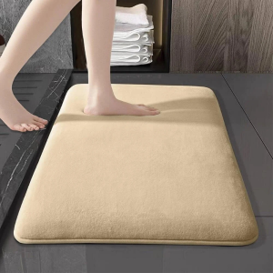 Bathroom Quick Drying Floor Mat Thickened Water Absorbing and Anti Slip Floor Mat for Bathroom Entrance Door