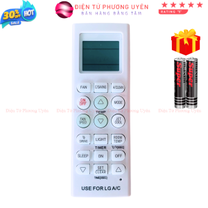 Điều khiển điều hòa LG Mã 05 E09SQ Inverter remote máy lạnh LG E09SQ - Tặng kèm pin - Điện Tử Phương Uyên