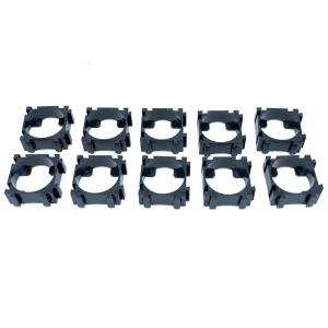 10 Pcs 18650 Holder Bracket Cell Safety Anti Vibration Plastic Brackets for 18650 Batteries Replacement