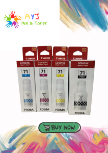 Genuine Canon Pixma 71 Ink GI-71 (Set) for G1020 G2020 G3020 G3060 G4770)