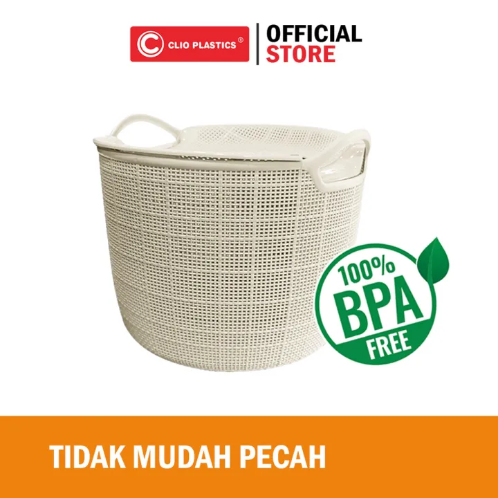 CLIO%20Keranjang%20Delima+Tutup%20M%20-%20Keranjang%20Buah/Storage%20Basket%20Plastic%20-%20Image%206