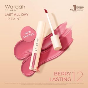 Wardah Colorfit Last All Day Lip Paint 4.2 gr [Lipcream Tahan lama waterproof] ketika makan minum tidak cepat hilang] [Lip Cream murah halal berkualitas tahan lama seharian waterproof tidak mudah hilang cover] Around the World