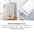 TENMA Favie Sukipita Wagon Slim Series Rak Penyimpanan Terbuka Plastik. 