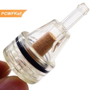 【PCWFKef】 6Mm Nhỏ Nhựa Phổ Xe Máy Gas Xăng Nhiên Liệu Lọc Dầu 1 4 Đường Dây Rõ Ràng Khí Mini Filte Thay Thế