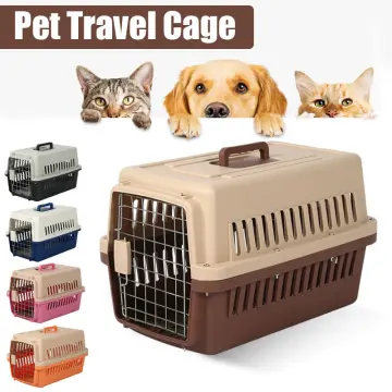 Shop pety Box Pet Travel Cage Airline Approved Dog Cat Outdoor Carrier Small Animal Air Box Car Transport Crate with great discounts and prices online Sep 2024 Lazada Philippines