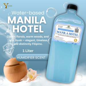 Manila Hotel Scent 1L Water Based Essential Oil Fragrance for Humidifier Air Freshener & Linen Spray