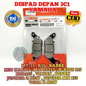 Dispad Cakram Depan 3C1 Motor Yamaha MIo Smile/soul karbu/J/gt/SOul gt 115Fino CarbuFino Fi 115X ride 115Xeon Karbu / GT / RC Jupiter MX 135 Old / New JUpiter Z robotVega R new/RR/ZR Vixion Old/ NVL / NVA / R Xabre R15 Dispet disped Asli Ori