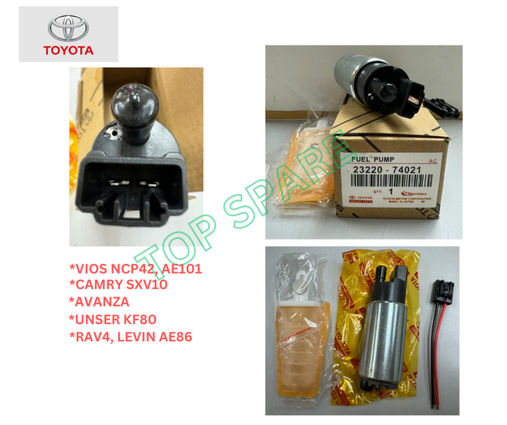 TOYOTA FUEL PUMP MOTOR NCP42 AE101 AVANZA LEVIN AE86 UNSER KF80 RAV4