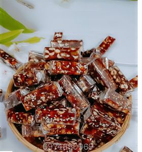(FREESHIP) 1kg  Kẹo chuối gừng cốt dừa nguyên chất Bến Tre