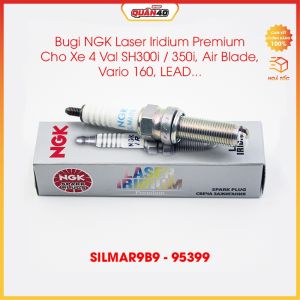 Bugi NGK Laser Iridium Premium SILMAR9B9 - 95399 | Cho Xe Honda 4 Val 150i160i300i350i/ AB160... - Hàng Chính Hãng