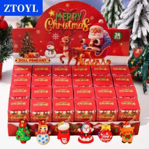[COD]🔥🔥🔥ZTOYL 24pcs Christmas Themed Party Key Ring Gift Pack Surprise Box Suitable As Christmas Gift Party Gift Best For Christmas