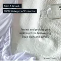 Weavve TENCEL™ Lyocell Waterproof Mattress Protector [bedsheet protector  bed  baby mattress  cot  Anti-Dust Mite]. 