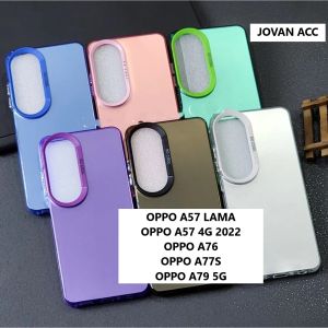 CASE OPPO A16 A33 2020 A53 2020 A55 4G A57 LAMA A57 4G 2022 A74 4G A76 A77S A79 5G A95 4G HARDCASE HYBRID IMD PLATING HOLOGRAM