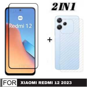 PROMO PAKET 2 INC 1 Tempered Glass XIAOMI REDMI 12 2023 / REDMI 10A 2022 Anti gores Kaca Pengiriman Cepat