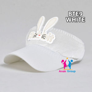 Topi anak perempuan impor premium rabbit usia 1-9 tahun