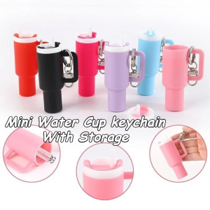 Mini Water Cup Keychain For Lipstick Aesthetic Cup Model Detachable Pendant Keychain Decoration