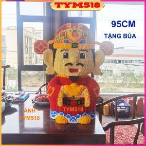 xếp hình ông thần tài tết 90cm Đồ chơi Xếp hình lắp ráp mô hình cỡ lớn dành cho bé 
