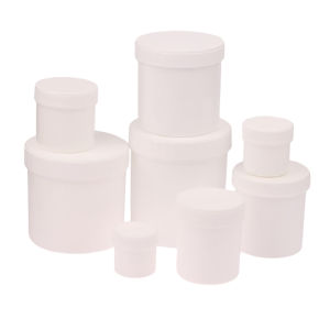 Fantic 1pcs 30-1000ml White Black Plastic Jar Mask Jar Cream Jar Food Storage Tank Cosmetic Empty Container Makeup Box